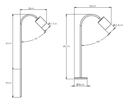 Bella Italia Balizador Cisne: O Toque de Arte que seu Jardim Precisa